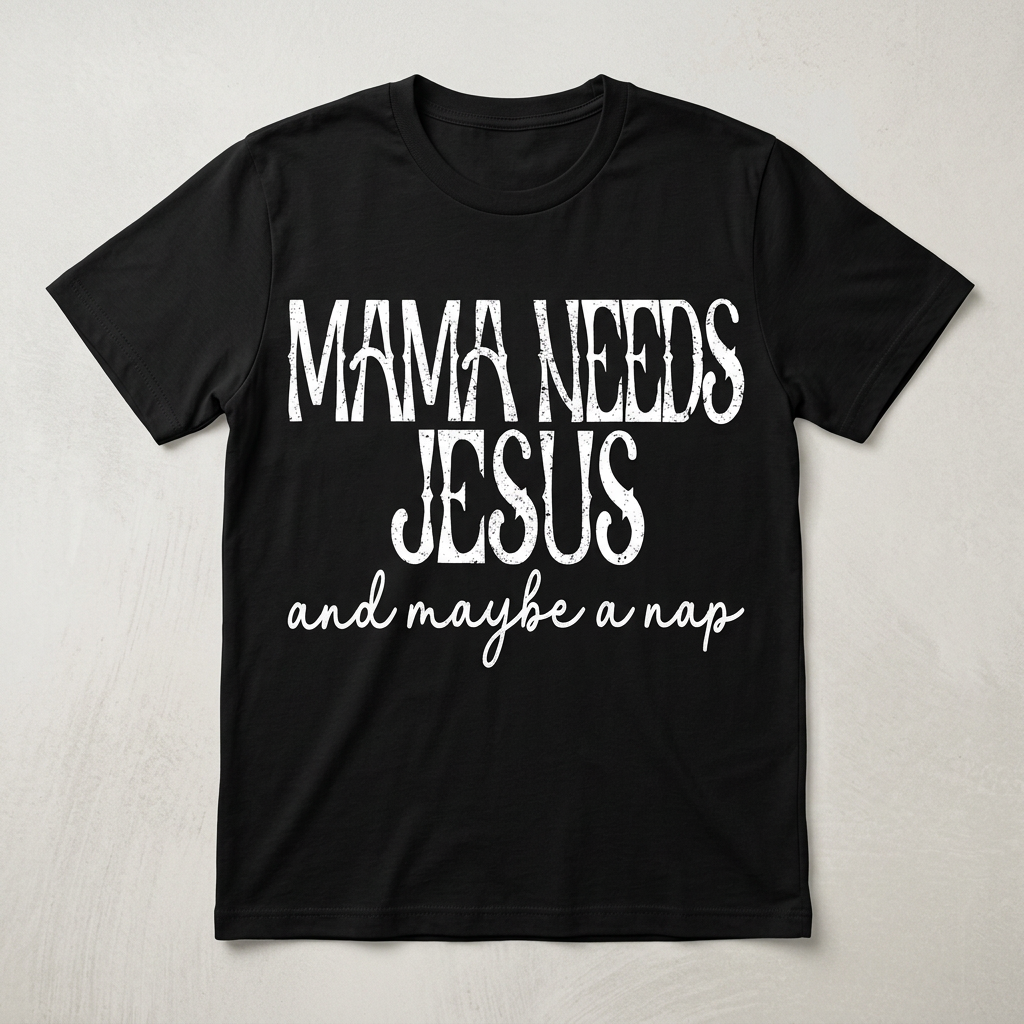 Mama Needs Jesus T Shirts And Hoodies