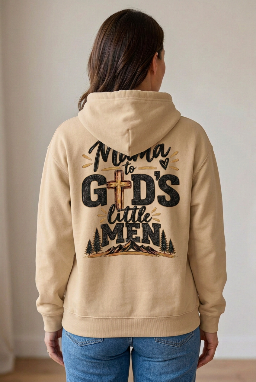 Mama To Gods Little Men - Apparel