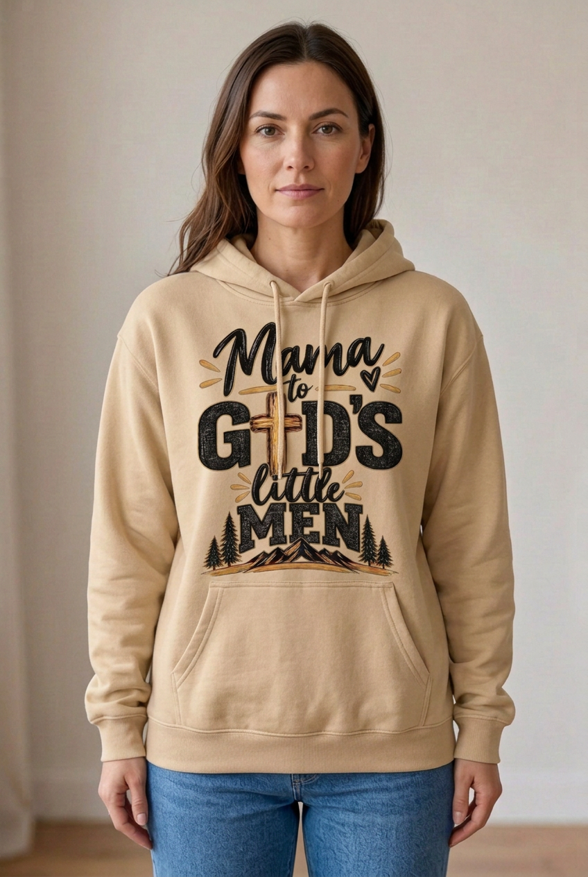 Mama To Gods Little Men - Apparel